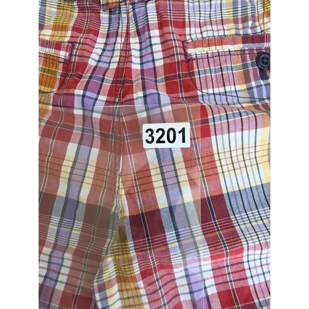 Eddie Bauer Shorts Women 12 Mercer Fit Plaid Chino Casual Multicolor PREPPY - Picture 9 of 9